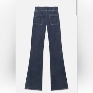 Frame “Jetset” denim in Bardot